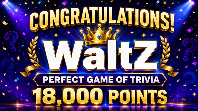 WaltZ perfect game